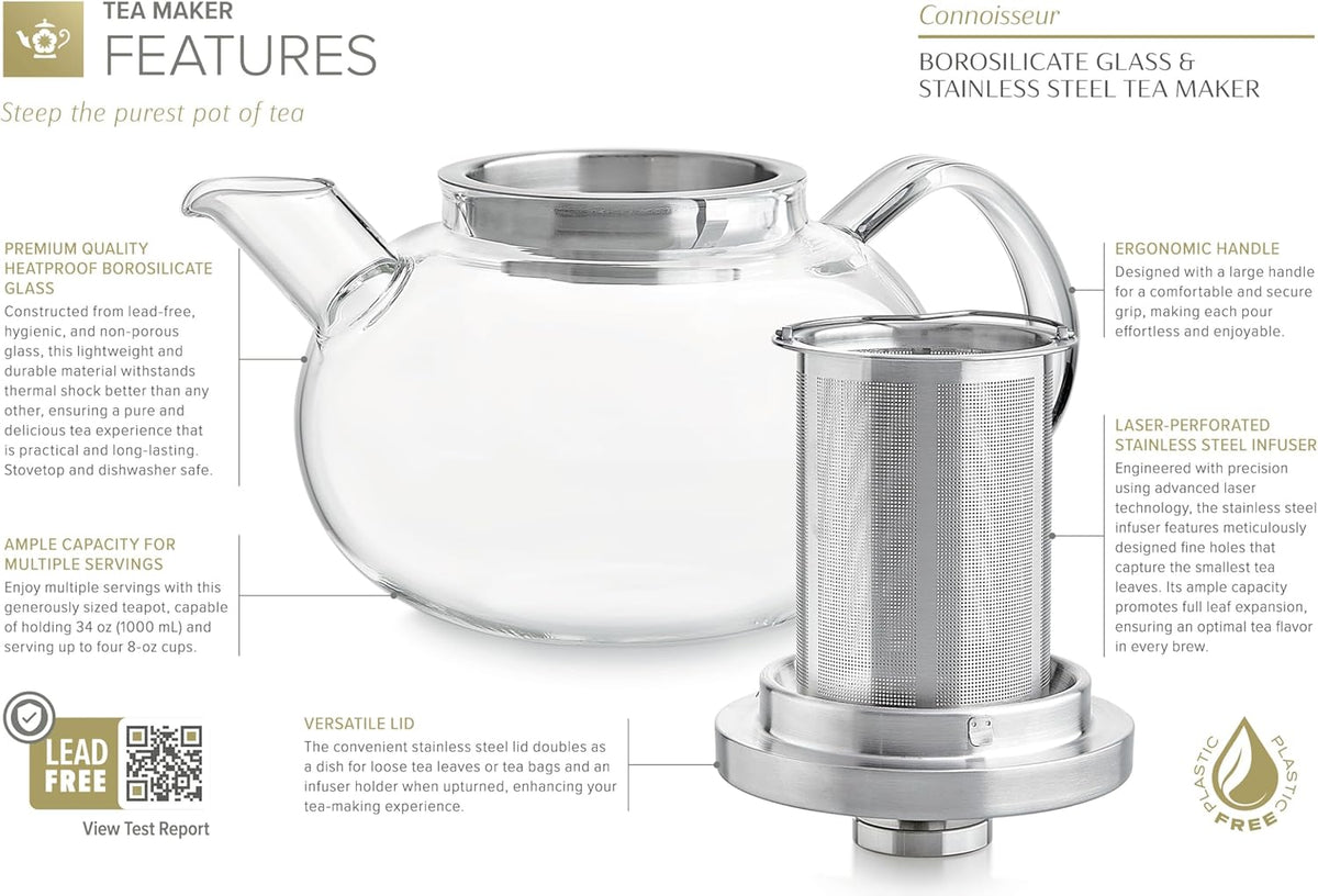 Connoisseur Glass Teapot