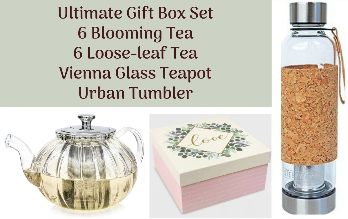 Ultimate Blooming & Loose- Leaf Tea with Teapot & Tumbler