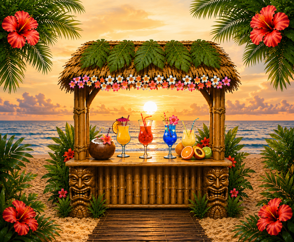 Tiki Hut Cocktail Inspired Tea