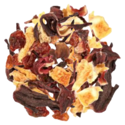 dried cranberries and mulling spice holiday tea