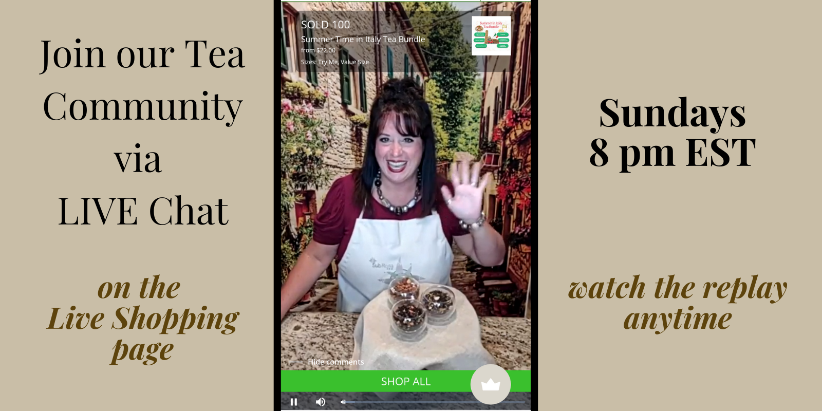 Organically grown gourmet loose leaf tea with all natural ingredients ...
