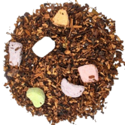 honeybush, vanilla, cocoa nibs, marshmallows