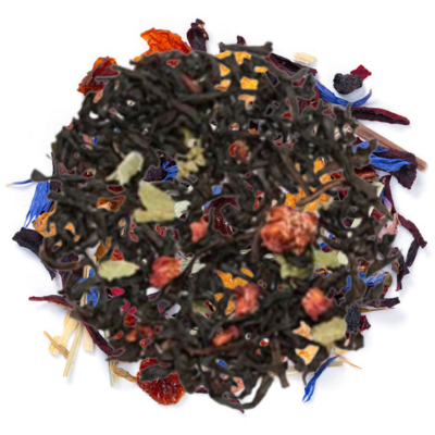 Black currant, elderberry, and echinacea loose-leaf tea