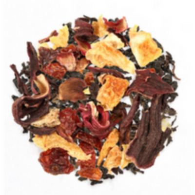 orange fruity tisane loose-leaf tea