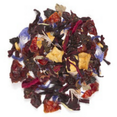 Mixed berry caffeine-free tisane tea