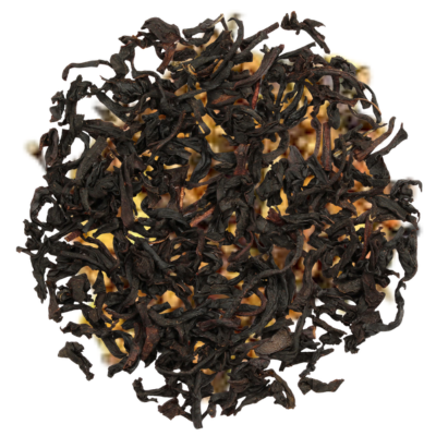 black tea, caramel, chicory root, cinnamon, coriander, licorice root, lemon peel, orange peel