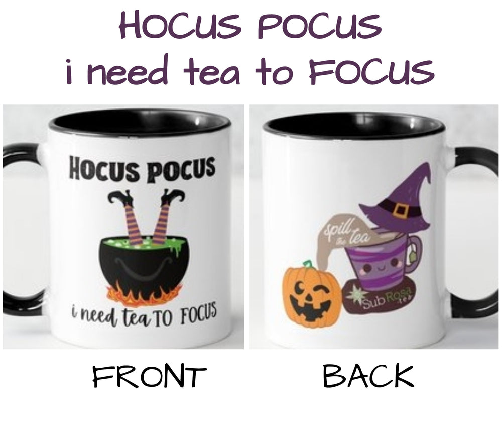 Hocus Pocus - I need Tea to Focus! Witch's Cauldron